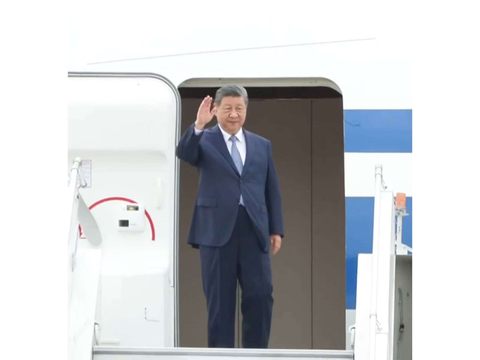 Chinese President Xi Jinping arrives in Delhi to attend 18th BRICS summit