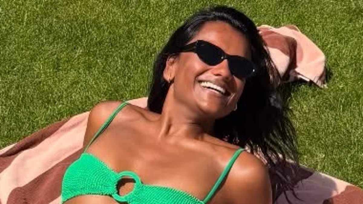 The Devil Wears Prada 2 star Simone Ashley looks incredible in tiny bikinis as she enjoys the heatwave