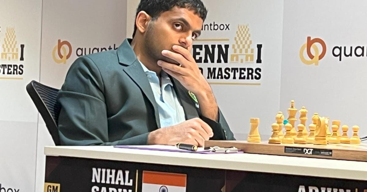 Indian Grandmaster Nihal Sarin To Compete At Esports World Cup