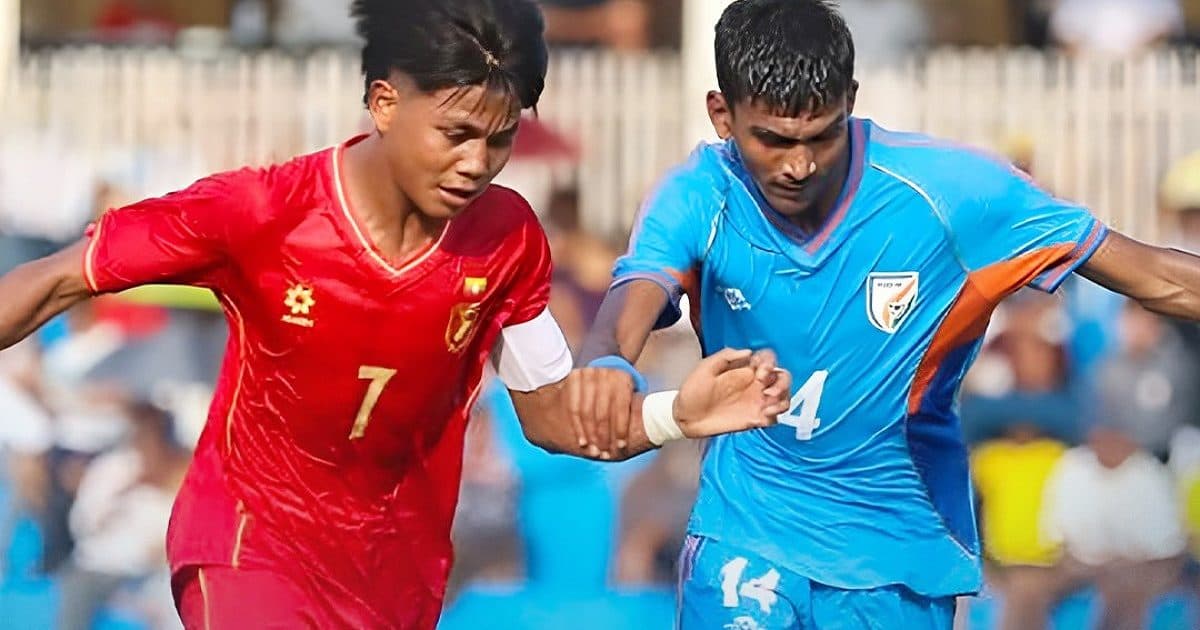 India U17 Men's Team Draws With Myanmar