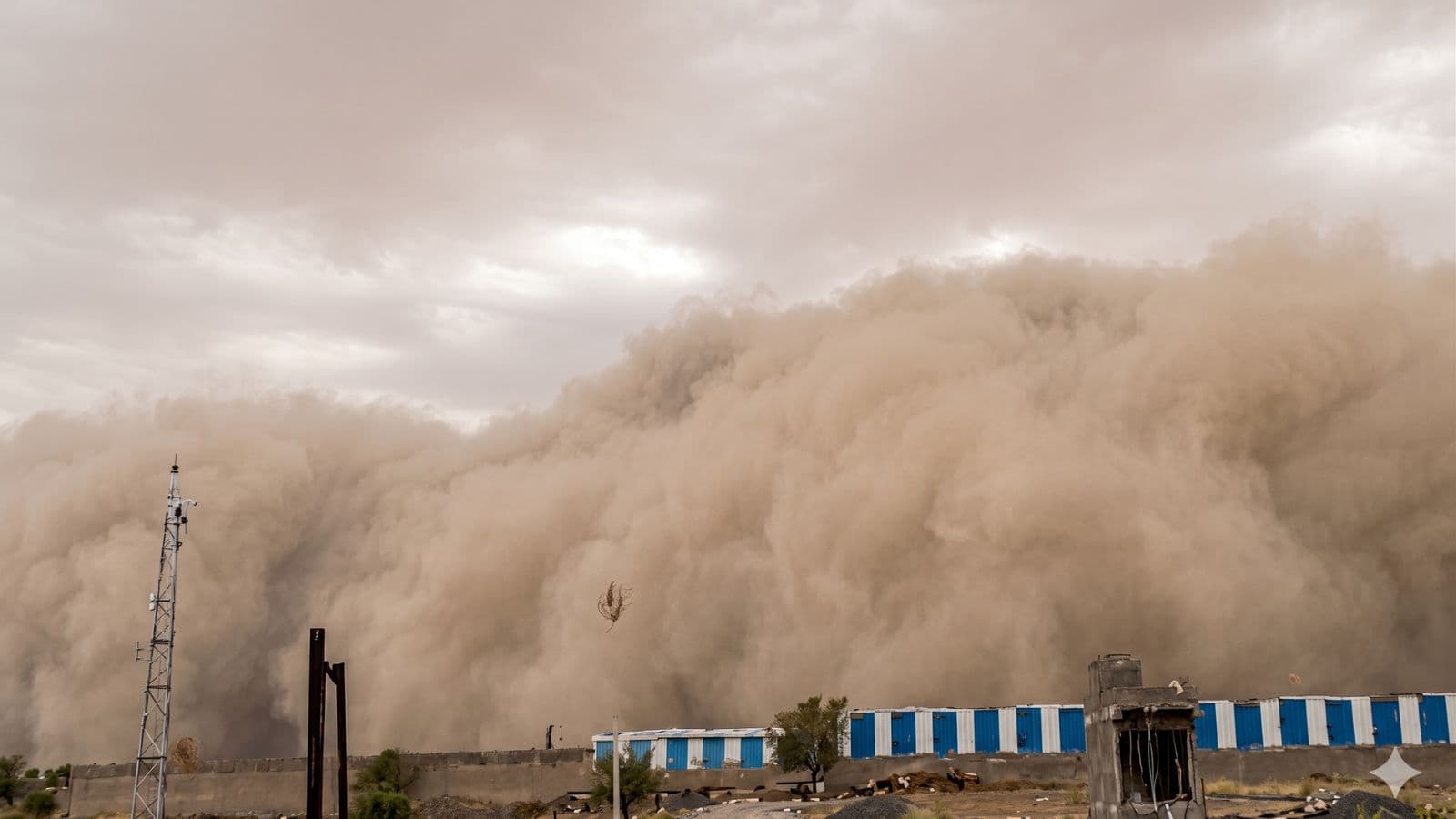 Watch | Massive dust storm engulfs Rajasthan’s Churu, visibility drops to near zero