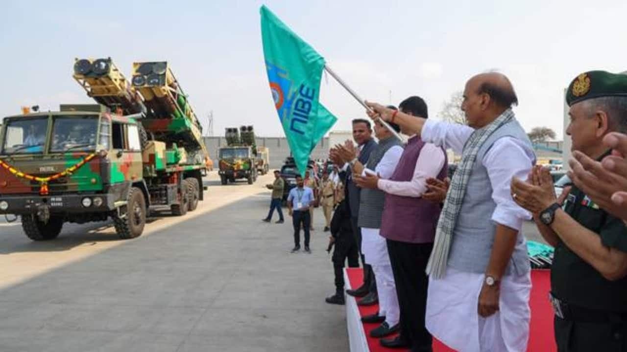 India takes big defence leap with homegrown 300 - km rocket launcher Suryastra ; BJP says powerful symbol of self - reliance