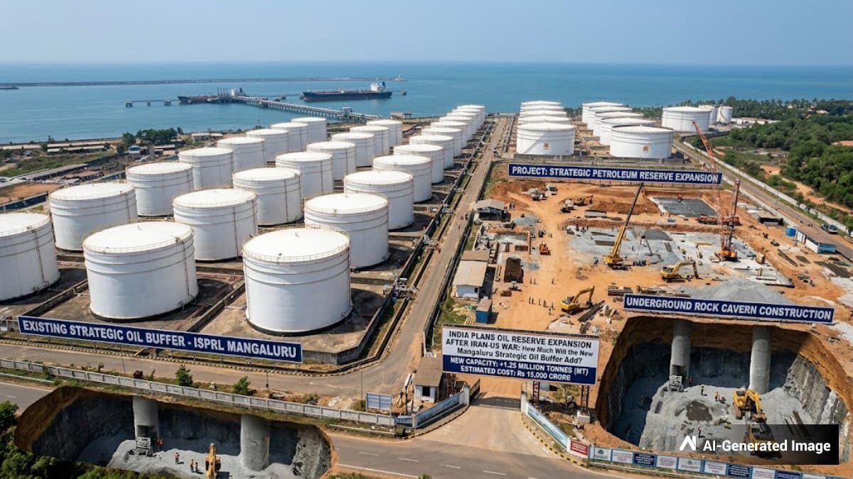 India Plans Oil Reserve Expansion After Iran - US War : How Much Will the New Mangaluru Strategic Oil Buffer Add ?