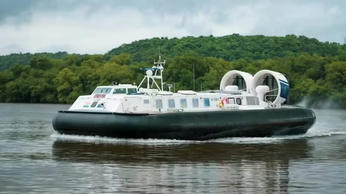 Indian Coast Guard Inducts First Homegrown Hovercraft into Service