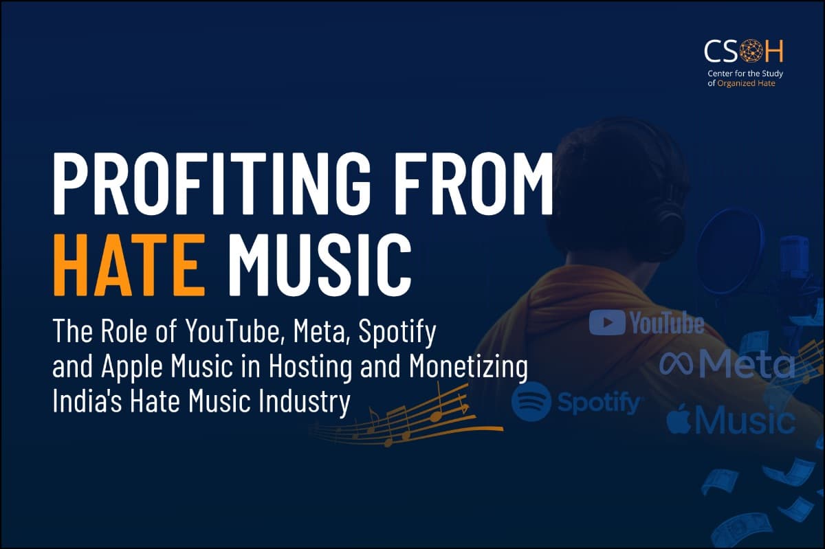 Report highlights big-tech platforms’ role in spreading Indian ‘hate music’