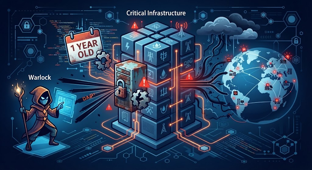 Warlock Ransomware Still Exploits Year-Old SharePoint Flaws to Hit Critical Infrastructure