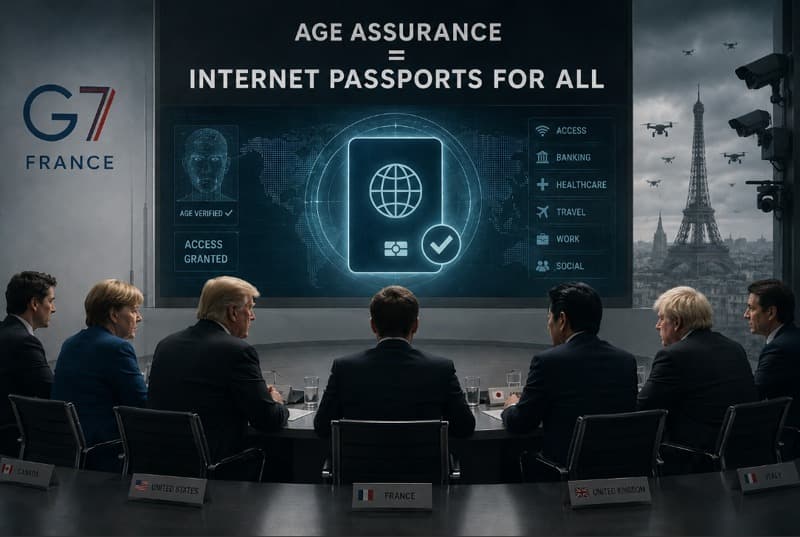 G7 leaders call for internet passports via ‘age assurance’ for everyone