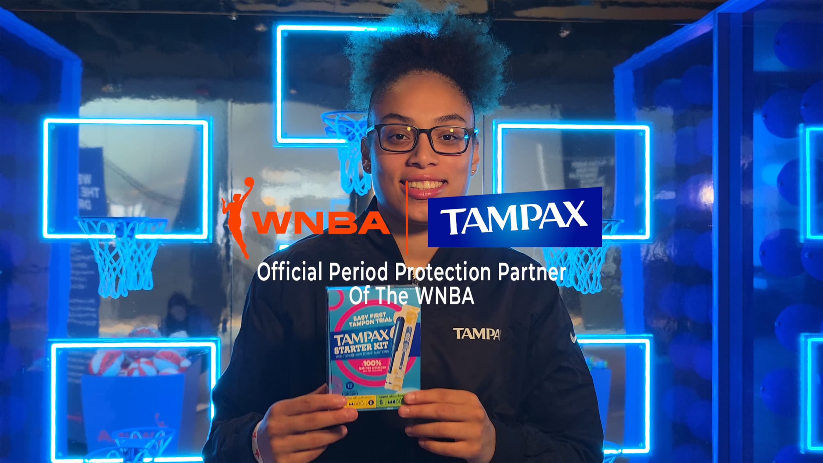Tampax distributes 4.8 Million Tampons, launching Tampax Starter Kit with WNBA Star Olivia Miles