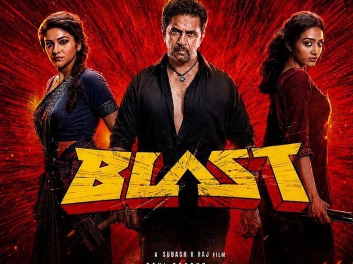 Blast Box Office Collection Day 3 : Arjun Sarja Film Sees Massive Growth , Roars Past Rs 12 Crore Globally