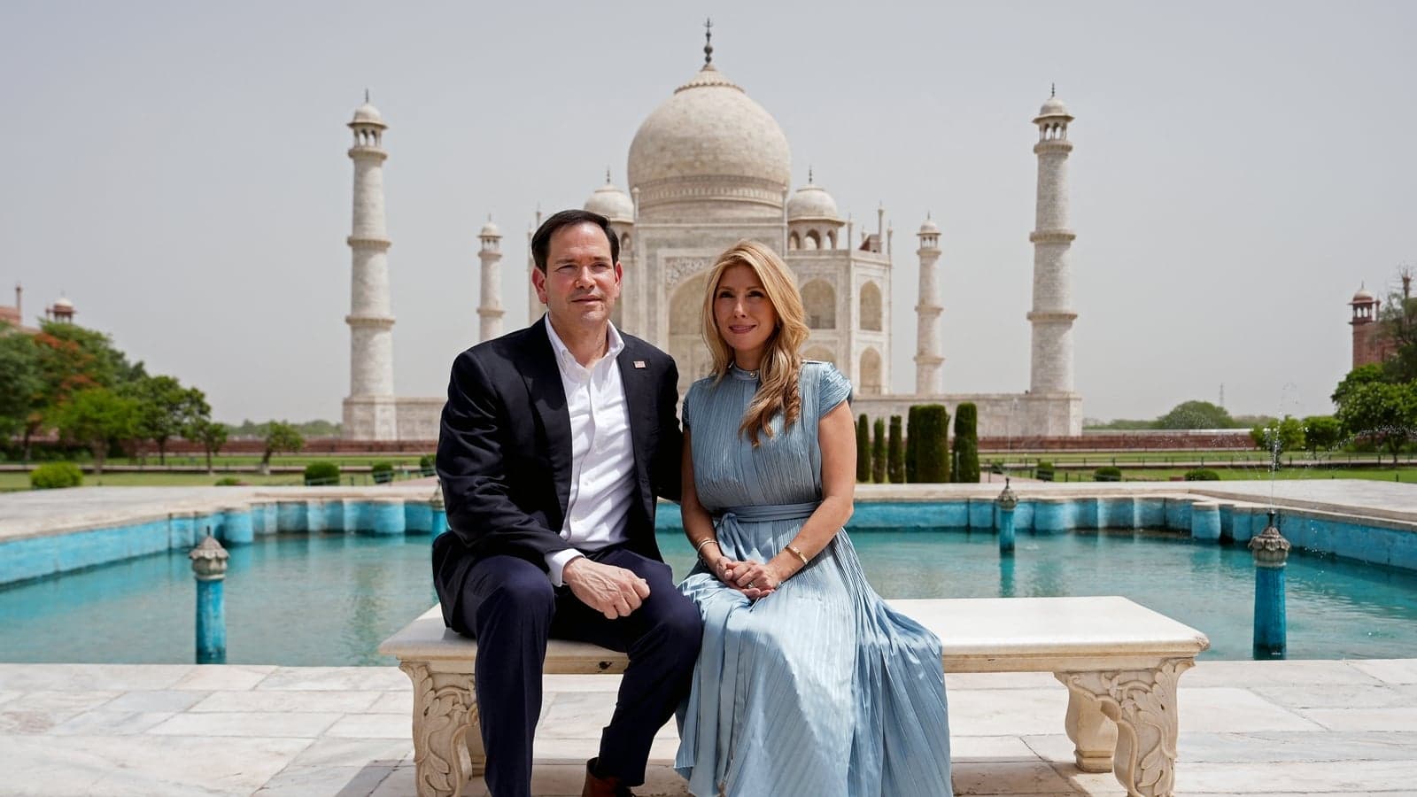 Rubio tours Taj Mahal as Iranian diplomacy picks up