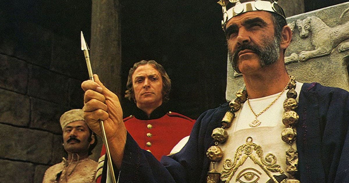 37 Amazing Photos From the Set of the Film “The Man Who Would Be King” (1975)