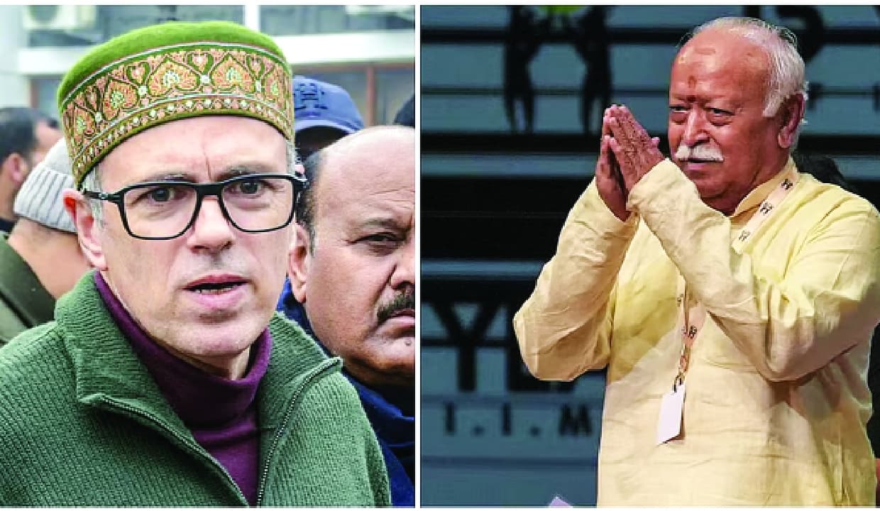 Omar Abdullah Backs Mohan Bhagwat Remarks on Gen Z Protests , Calls for Dialogue