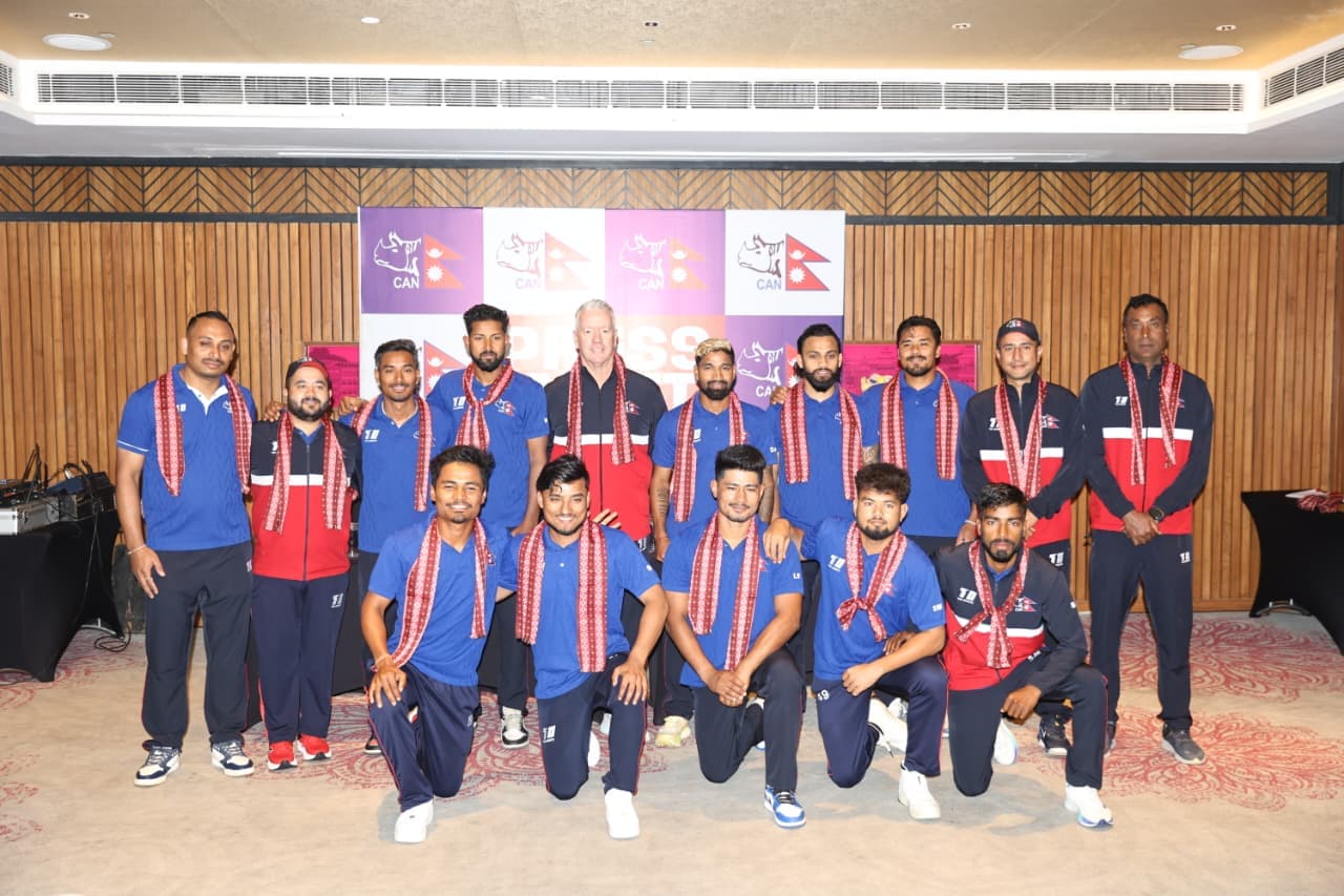 Nepal men’s cricket team bid farewell ahead of Asian Games qualifiers in Singapore