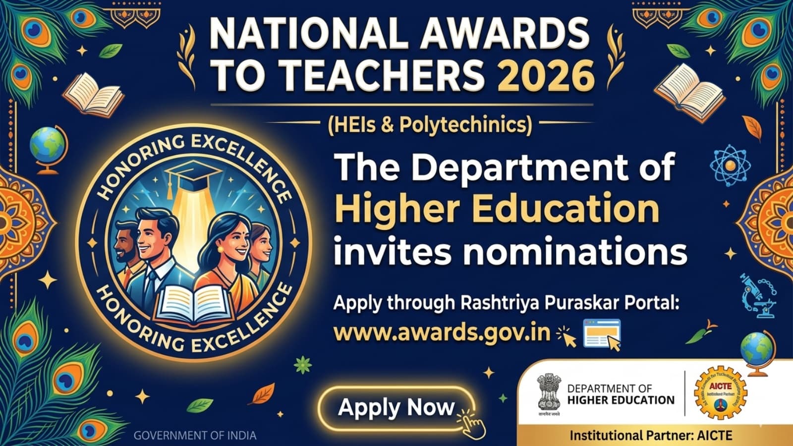 Education Ministry invites nominations for National Teachers Awards