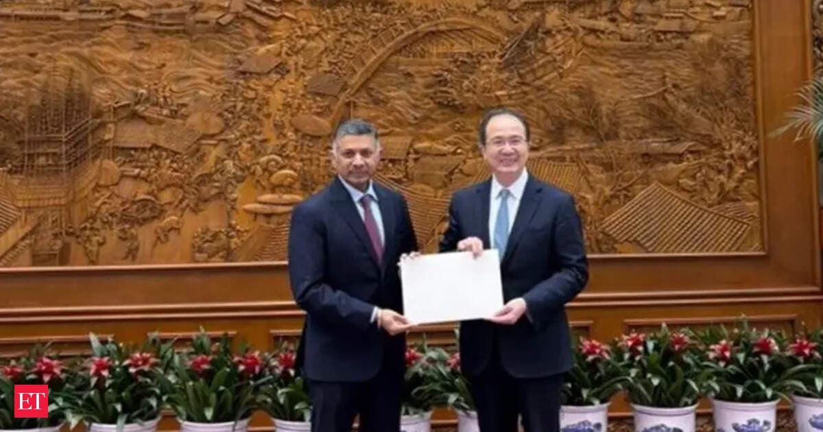 India's new envoy to China presents credentials copy to Chinese Foreign Ministry