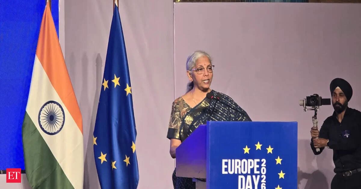 India-EU strategic partnership gained decisive new momentum, says Nirmala Sitharaman at Europe Day 2026