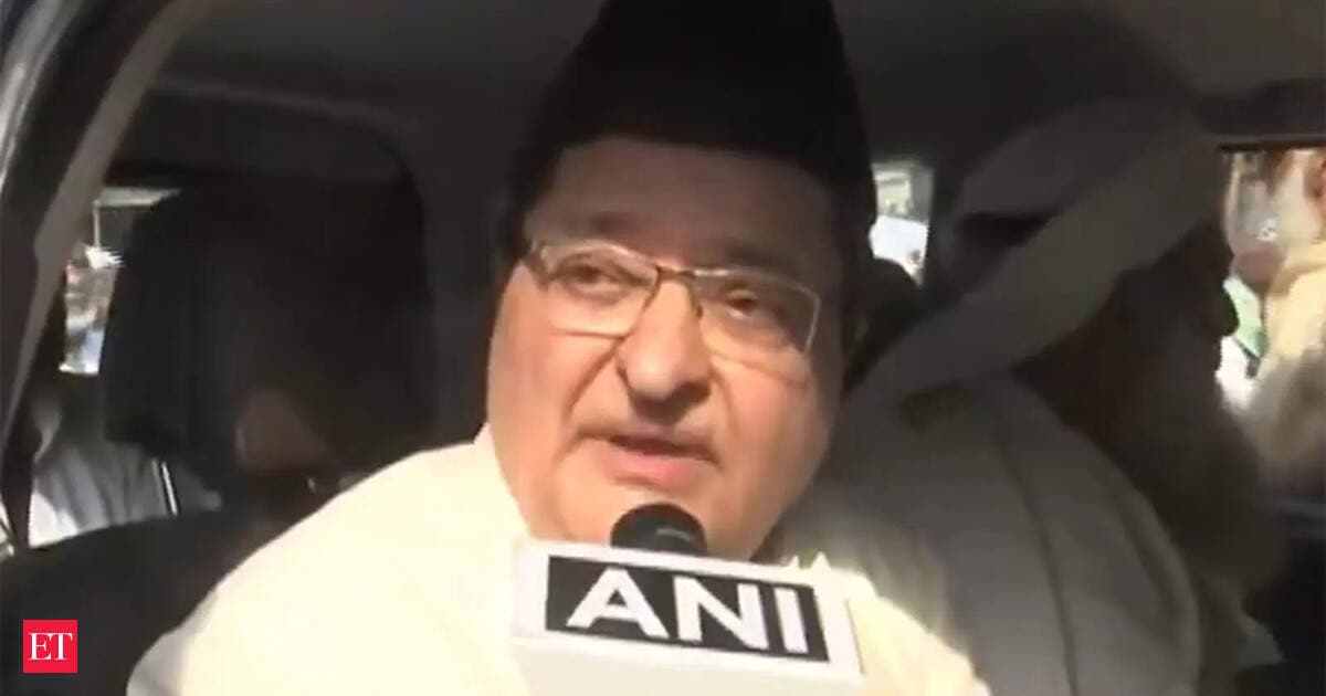 "Protected animals should not be sacrificed": SP leader ST Hasan advises against politicising religious matters on Eid-al-Adha
