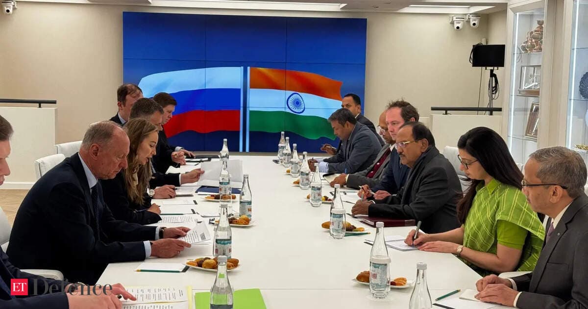 NSA Ajit Doval, Russian Presidential aide Patrushev review maritime, defence cooperation