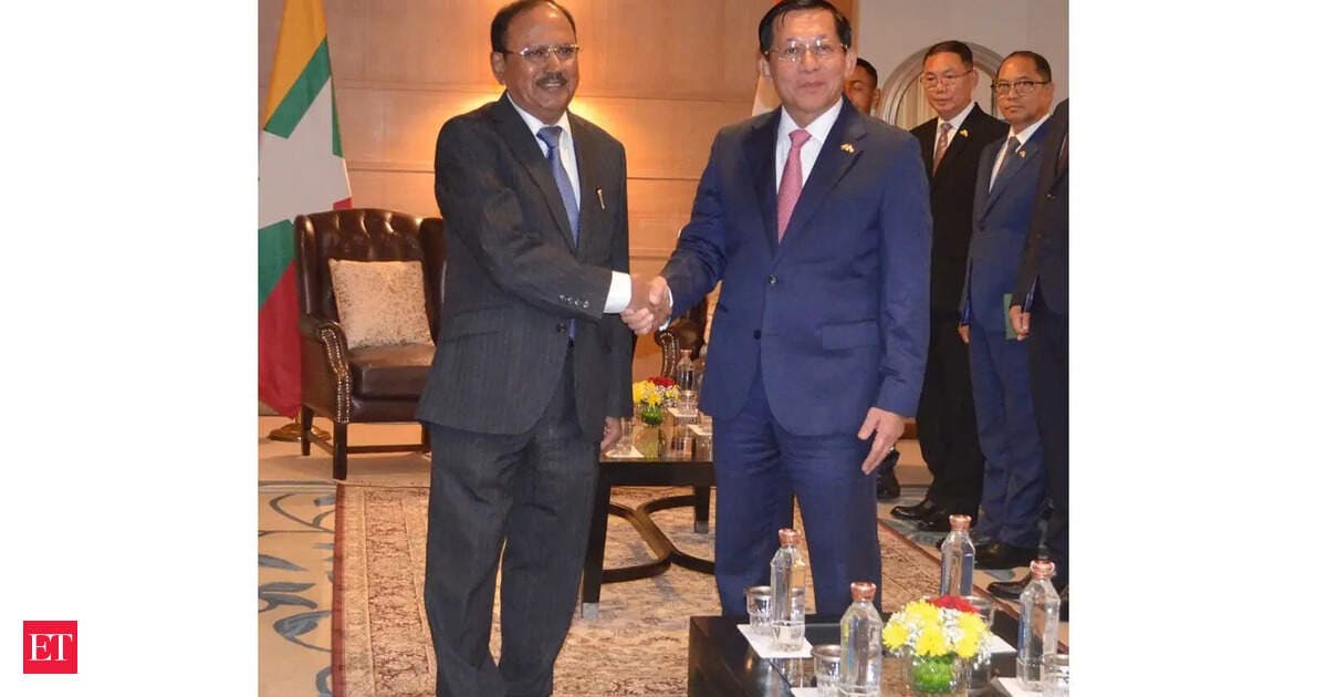 NSA Ajit Doval calls on Myanmar President on his maiden visit