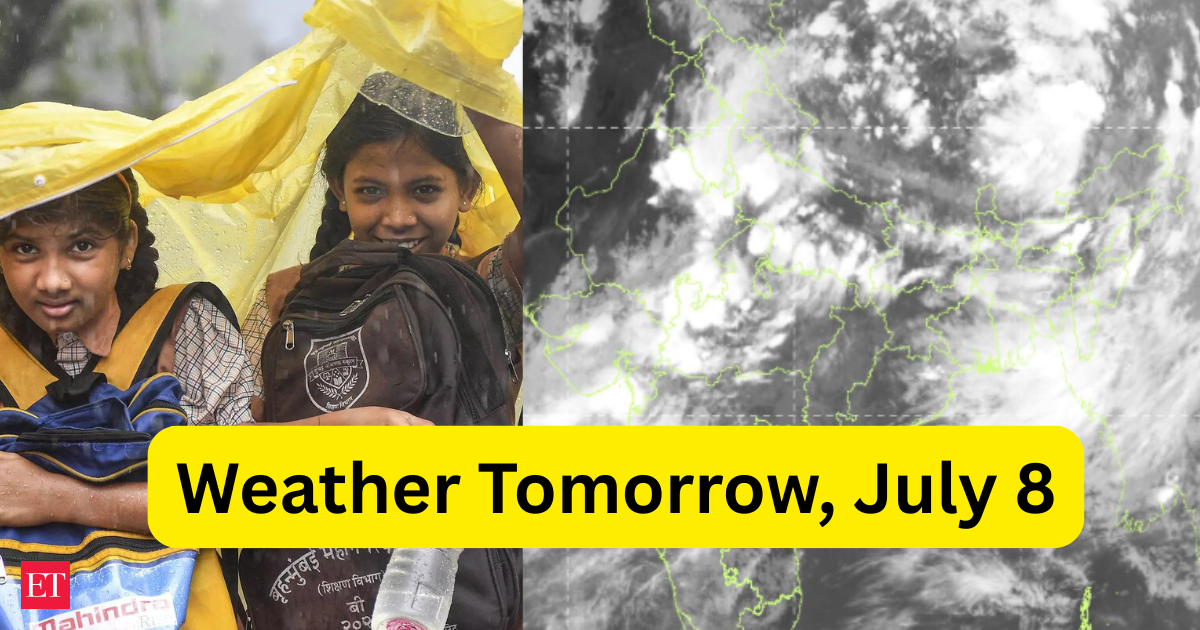 Weather Tomorrow, July 8: IMD issues heavy rain alert for Maharashtra, Karnataka, Gujarat, Kerala, UP, Uttarakhand & more; check if your state is on the warning list