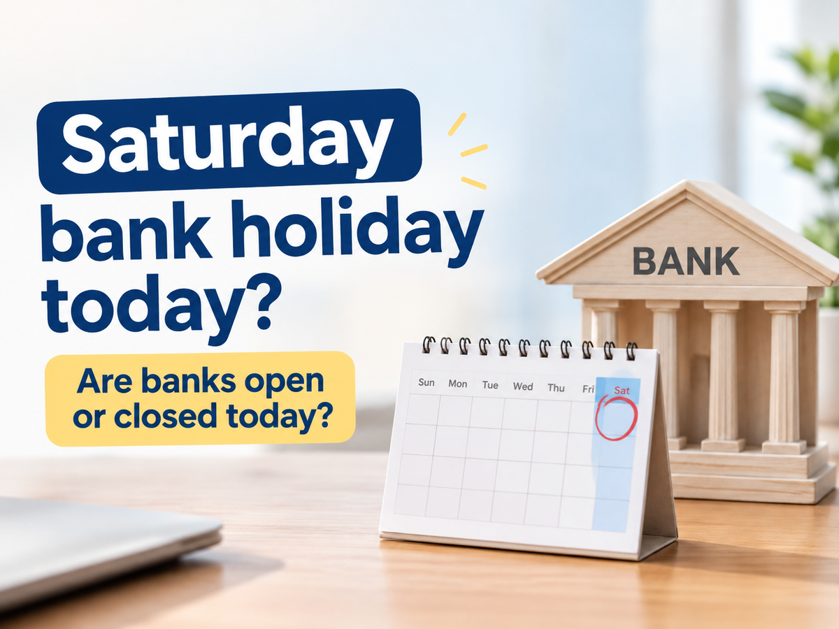 Saturday bank holiday: Are banks open or closed today on October 3, 2026?