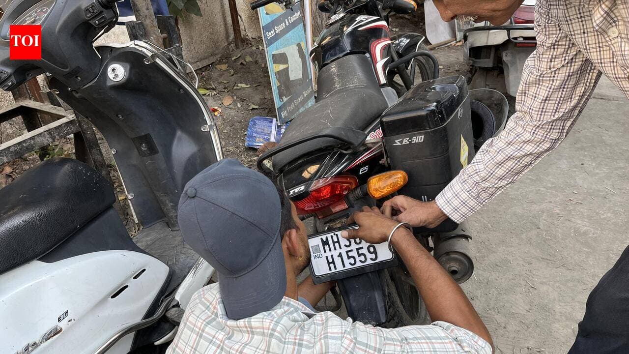 Deadline ends today, but over 1 crore vehicles in state & 15L in Pune still without HSRPs