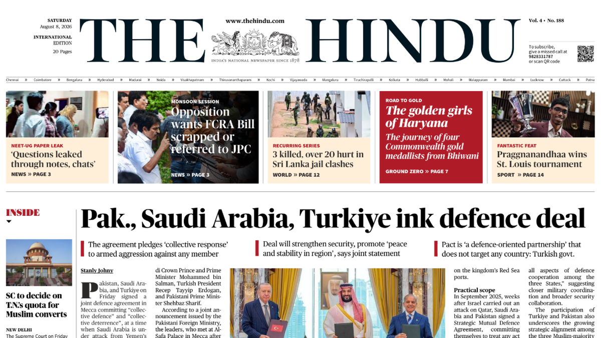 Editors pick Pakistan , Saudi Arabia , Turkiye ink defence deal