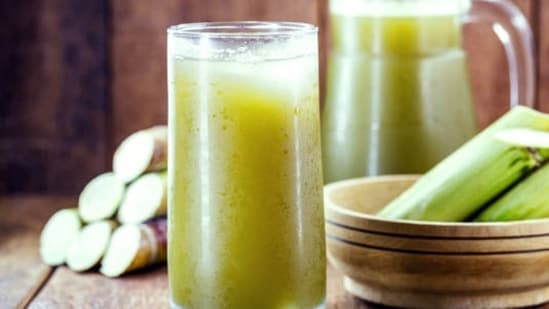 Fresh Homemade Sugarcane Juice To Boost Your Electrolytes , Detoxify The Liver And Restore Energy This Summer
