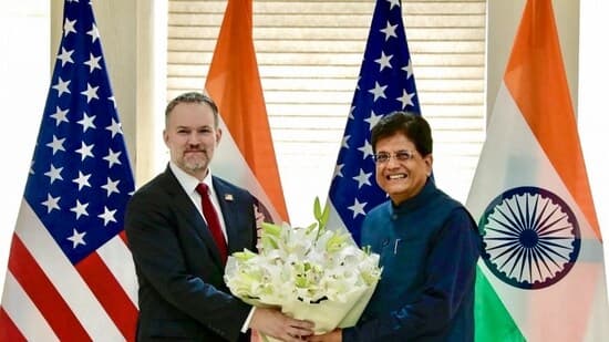 Piyush Goyal holds talks with counterpart Jamieson Greer to resolve final hurdles in India - US trade deal